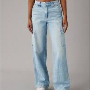 American Eagle Outfitters Light Blue Flare Jeans